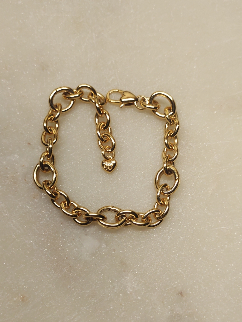 Brighton Luxe Link Gold Charm Bracelet Like New - Picture 8 of 9
